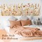 4-Piece Boho Wildflower Wall Decals - Large Watercolor Floral Wall Stickers with Grass & Blooms - Peel and Stick Botanical Art for Nursery, Bedroom, Wedding DIY & Living Room Decor